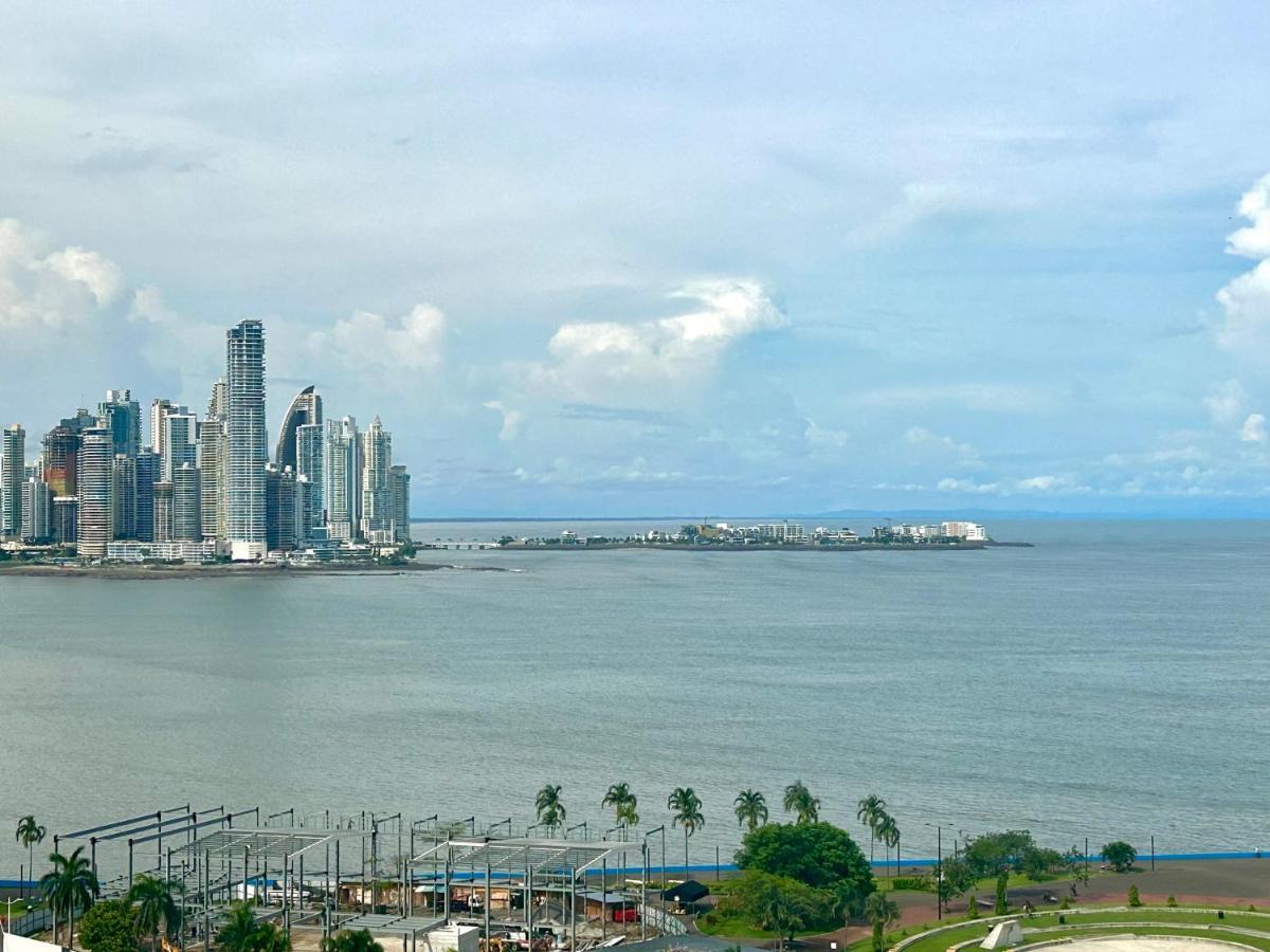 Moderno Apartamento En Avenida Balboa Ciudad de Panamá Exterior foto
