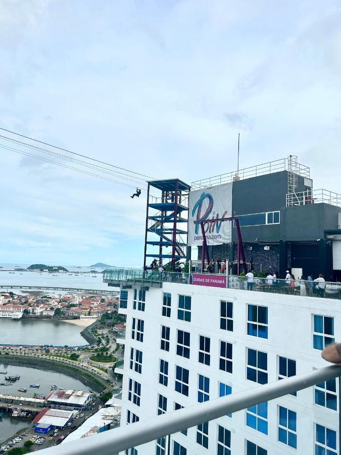Moderno Apartamento En Avenida Balboa Ciudad de Panamá Exterior foto
